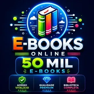 Mega pacote com 50 mil E-books de todos os G�neros