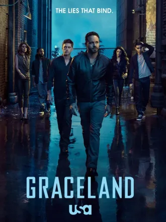 Cole��o Digital Graceland Todas Temporadas Completo Dublado