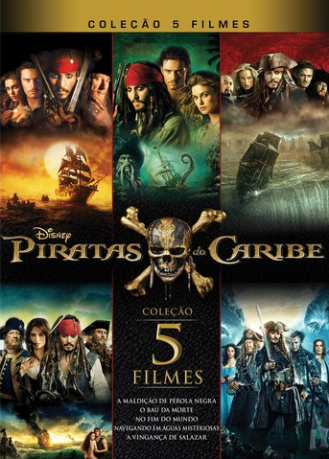 Cole��o Digital Piratas do Caribe Todos os Filmes Completo Dublado