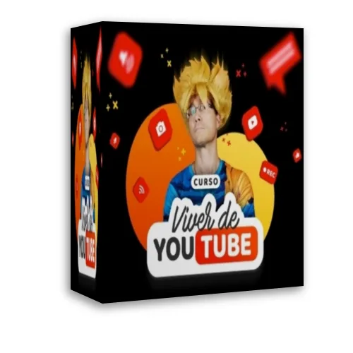 Curso de Viver de Youtube Completo em Videoaulas Envio Digital