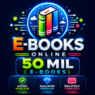 Mega pacote com 50 mil E-books de todos os G�neros