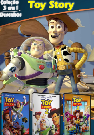 Cole��o Digital Toy Story Todos os Filmes Completo Dublado