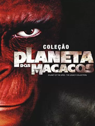 Cole��o Digital Planeta dos Macacos Todos os Filmes Completo Dublado