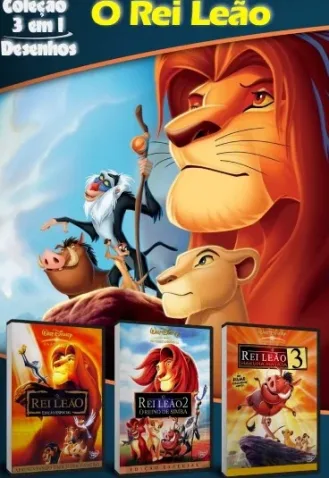 Cole��o Digital O Rei Le�o Todos os Filmes Completo Dublado