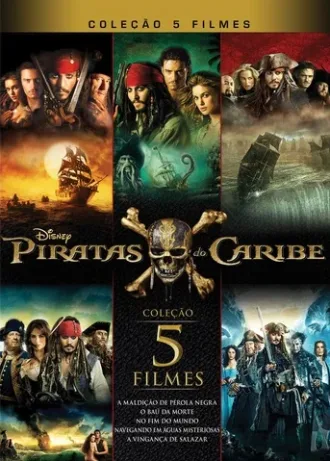 Cole��o Digital Piratas do Caribe Todos os Filmes Completo Dublado